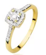 Inel Bonore - Aur 585 - Diamant 0,08 ct