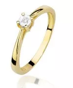 Inel Bonore - Aur 585 - Diamant 0,02 ct