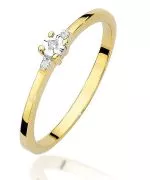 Inel Bonore - Aur 585 - Diamant 0,0086 ct