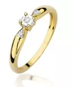 Inel Bonore - Aur 585 - Diamant 0,02 ct