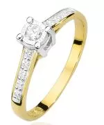 Inel Bonore - Aur 585 - Diamant 0,08 ct