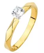 Inel Bonore - Aur 585 - Diamant 0,15 ct