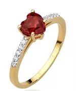 Inel Bonore - Aur 585 - Rubin 1,1 ct