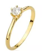 Inel Bonore - Aur 585 - Diamant 0,2 ct
