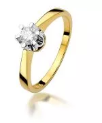 Inel Bonore - Aur 585 - Diamant 0,25 ct