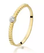 Inel Bonore - Aur 585 - Diamant 0,04 ct