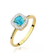 Inel Bonore - Aur 585 - Topaz 0,7 ct