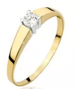 Inel Bonore - Aur 585 - Diamant 0,25 ct