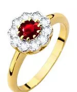 Inel Bonore - Aur 585 - Rubin 0,6 ct