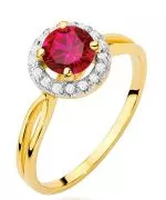 Inel Bonore - Aur 585 - Rubin 1,2 ct