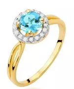 Inel Bonore - Aur 585 - Topaz 0,8 ct