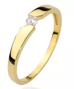 Inel Bonore - Aur 585 - Diamant 0,08 ct