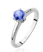 Inel Bonore - Aur Alb 585 - Tanzanit 0,5 ct