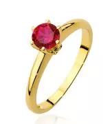 Inel Bonore - Aur 585 - Rubin 0,6 ct