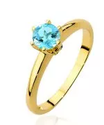 Inel Bonore - Aur 585 - Topaz 0,5 ct