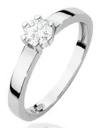 Inel Bonore - Aur Alb 585 - Diamant 0,25 ct