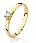 Inel Bonore - Aur 585 - Diamant 0,12 ct