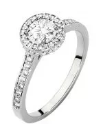 Inel Bonore - Aur Alb 585 - Diamant 0,5 ct
