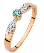 Inel Bonore - Aur Roz 585 - Topaz 0,15Ct ct