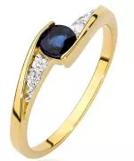Inel Bonore - Aur 585 - Safir 0,3 ct