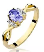 Inel Bonore - Aur 585 - Tanzanit 0,4 ct