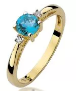 Inel Bonore - Aur 585 - Topaz 0,5 ct