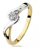 Inel Bonore - Aur 585 - Diamant 0,04 ct