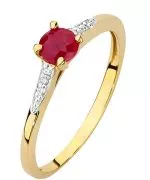 Inel Bonore - Aur 585 - Rubin 0,3 ct