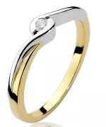 Inel Bonore - Aur 585 - Diamant 0,05 ct