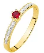Inel Bonore - Aur 585 - Rubin 0,15 ct