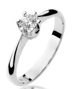Inel Bonore - Aur Alb 585 - Diamant 0,23 ct