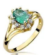 Inel Bonore - Aur 585 - Smarald 0,8 ct