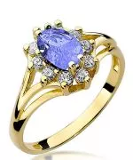 Inel Bonore - Aur 585 - Tanzanit 0,7 ct