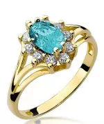 Inel Bonore - Aur 585 - Topaz 0,9 ct