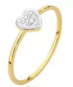 Inel Bonore - Aur 585 - Diamant 0,02 ct