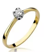 Inel Bonore - Aur 585 - Diamant 0,1 ct