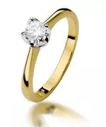 Inel Bonore - Aur 585 - Diamant 0,3 ct