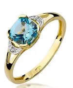 Inel Bonore - Aur 585 - Topaz 1,1 ct