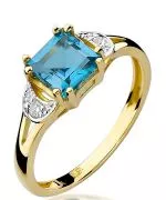Inel Bonore - Aur 585 - Topaz 1,4 ct