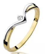 Inel Bonore - Aur 585 - Diamant 0,04 ct