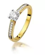 Inel Bonore - Aur 585 - Diamant 0,5 ct