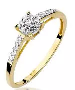 Inel Bonore - Aur 585 - Diamant 0,04 ct