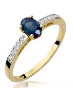 Inel Bonore - Aur 585 - Safir 0,7 ct