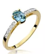 Inel Bonore - Aur 585 - Topaz 0,5 ct