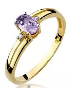 Inel Bonore - Aur 585 - Tanzanit 0,4 ct