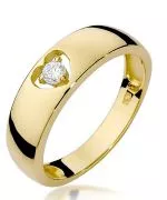 Inel Bonore - Aur 585 - Diamant 0,1 ct