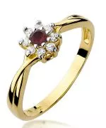 Inel Bonore - Aur 585 - Rubin 0,15 ct