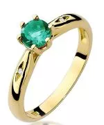Inel Bonore - Aur 585 - Smarald 0,5 ct