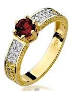 Inel Bonore - Aur 585 - Rubin 0,5 ct