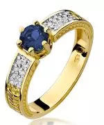 Inel Bonore - Aur 585 - Safir 0,5 ct